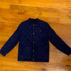 Fall blue jacket